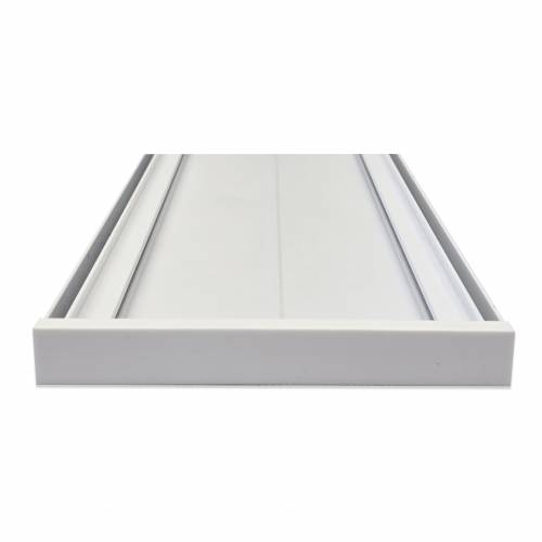 Zaślepki do profilu aluminiowego 160mm BIAŁE komplet - PCV – 2szt